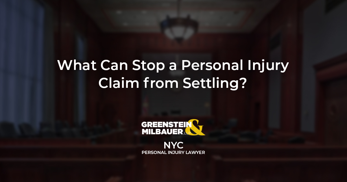 What Can Stop a Personal Injury Claim from Settling?