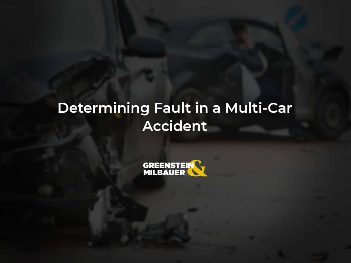 Determining Fault in a Multi-Car Accident