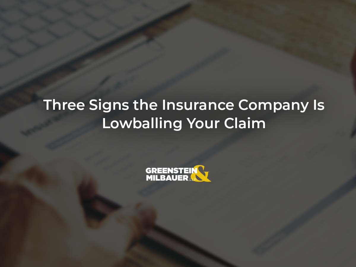 Three Signs the Insurance Company is Lowballing Your Claim