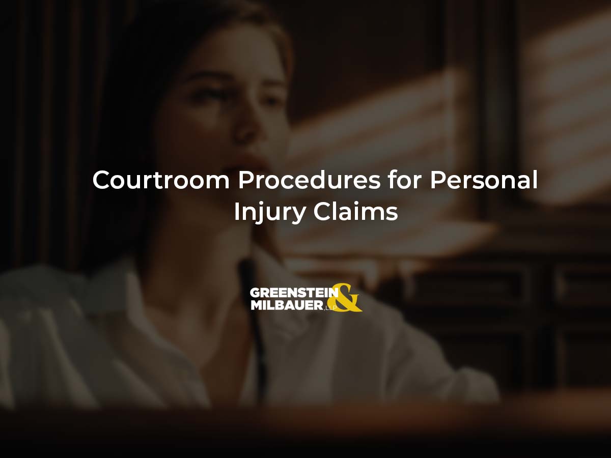 Courtroom Procedures for Personal Injury Claims